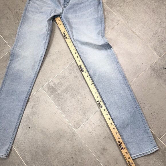American Eagle Jeans Mens 32x36 Blue Skinny Next Level Flex Faded - Picture 5 of 11